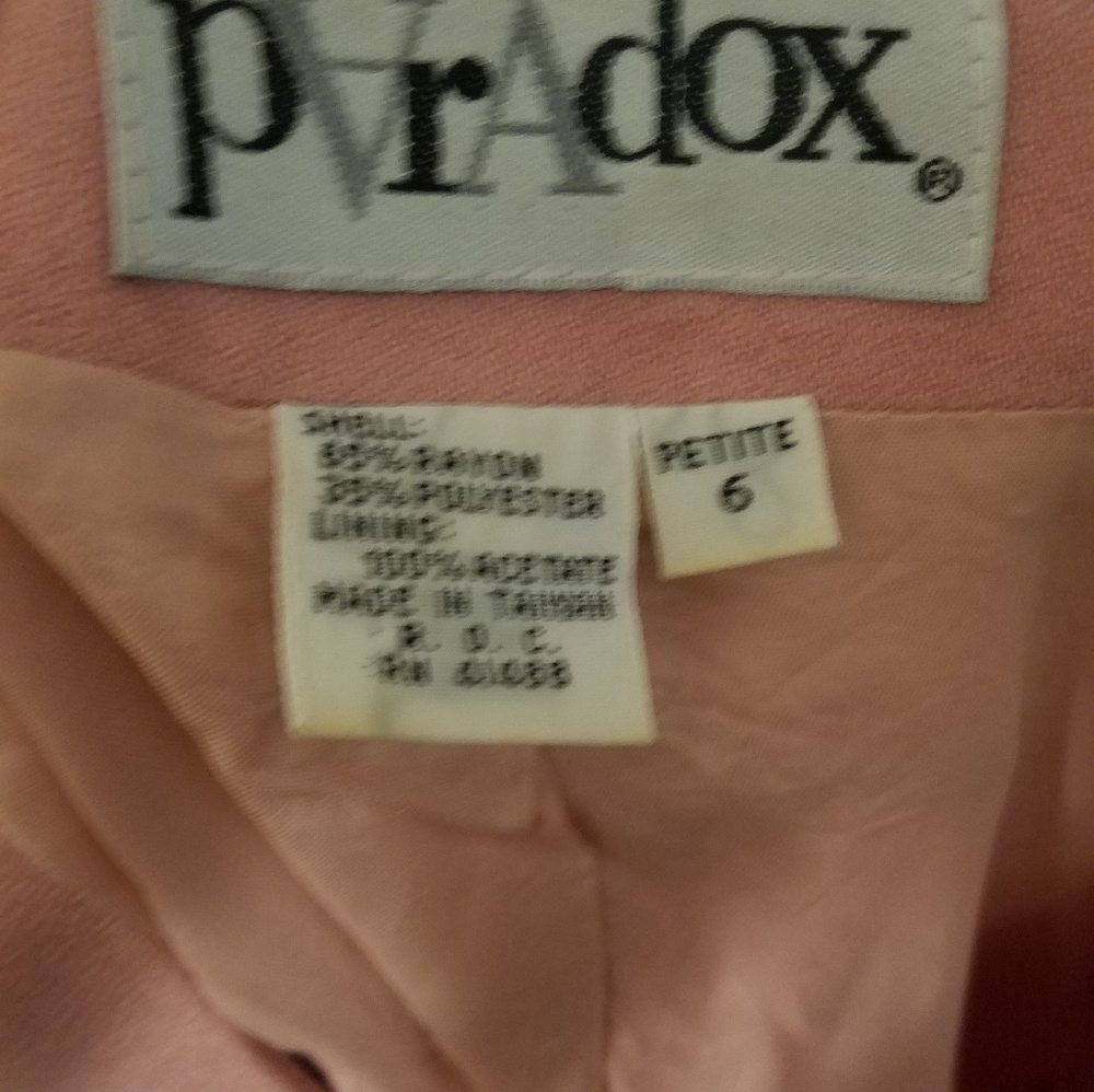 Vintage Paradox Button Down Blush Vest - image 4